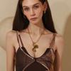 Dingran Hot Selling Fashion Personality Stainless Steel Pendant Irregular Chain Necklace