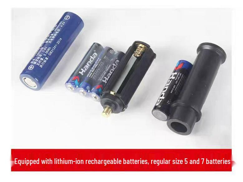 High-Intensity Rechargeable Tactical Flashlight - Super Bright Aluminum Alloy for Outdoor Security and Patrol