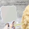 Sanrio Handheld Mirror With Comb Kawaii Hello Kitty Baby Pattern Mirror Comb Extracted Hair Brush Massage Styling Beauty Tool