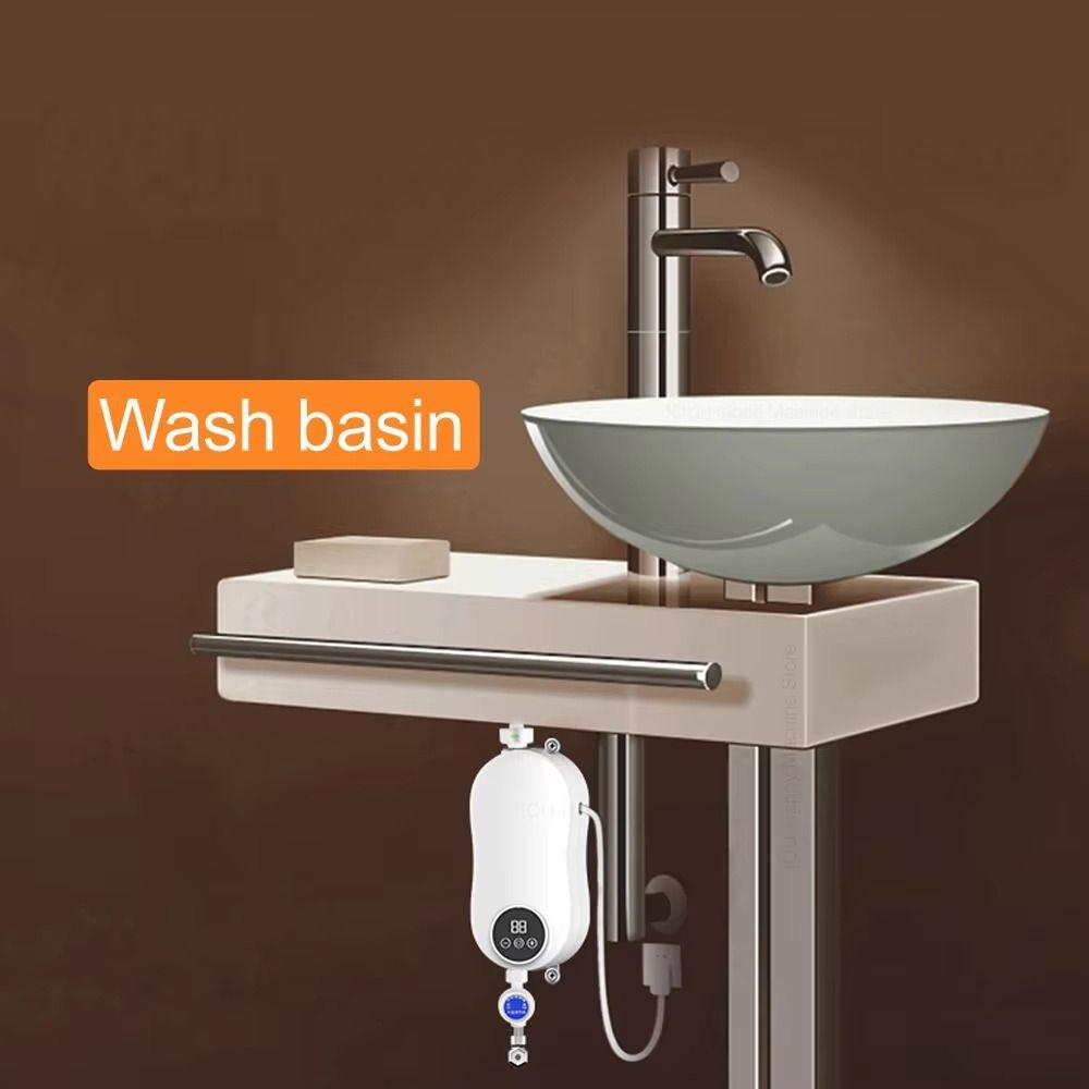 Portable Instant Tankless Water Heater Electric Hot Water Heater for UK/US/EU Household Appliance