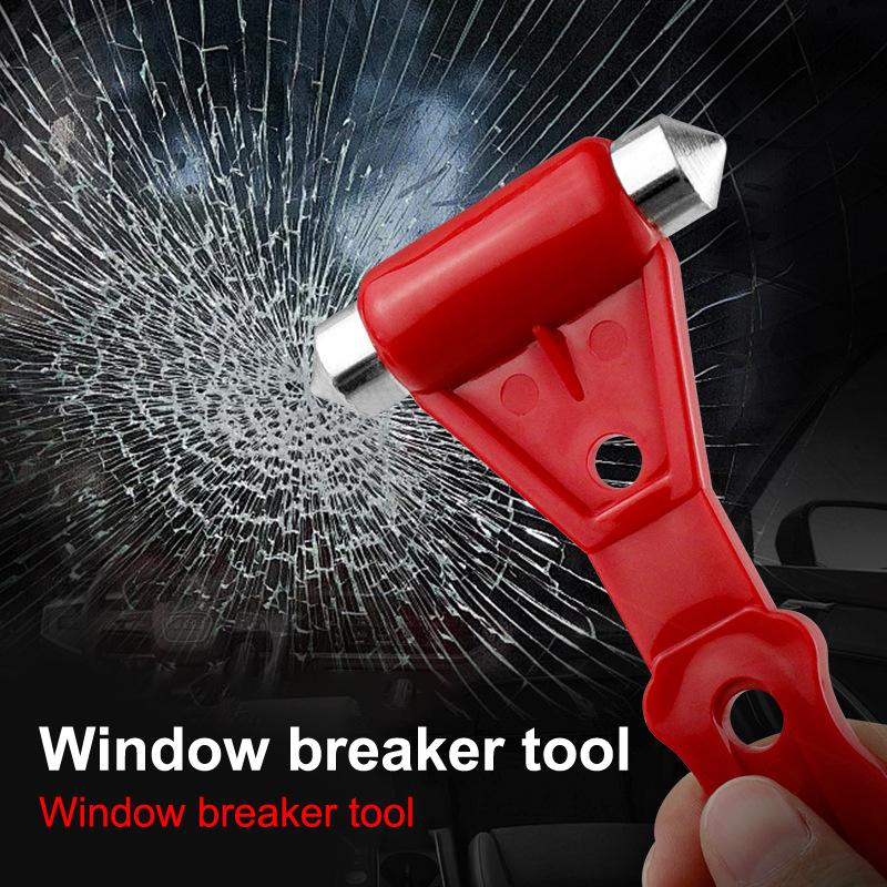 Bezpečnostní kladívko do auta Kladívko pro únik při požáru Multifunkční nouzové kladívko Rozbíječ oken automobilu Přenosné záchranné únikové nástroje