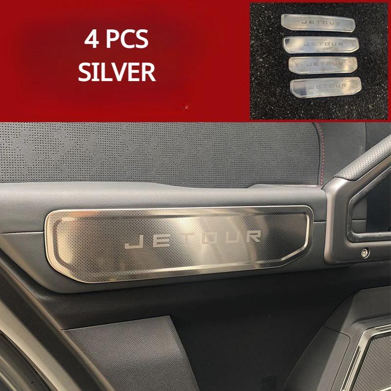 Chery Jetour Traveller T2 2023 2024 Modifikasyon Aksesuarları İçin Yeni Araba Paslanmaz Çelik Kapı Kolu Paneli Dekoratif Kapak