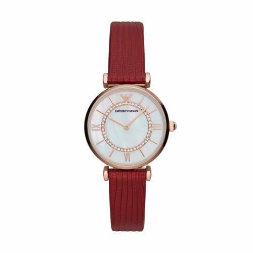 

Emporio Armani GIANNIT-BAR AR11322 Women s Watch, Red, Officially Imported