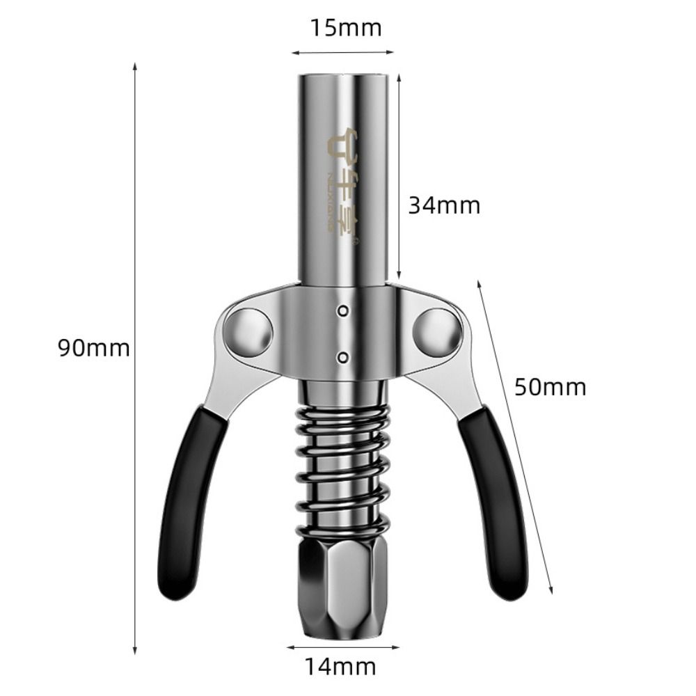 Double Handle Grease Tool Coupler Leak-Free Grease Tip Tool Thickening Grease Nozzle  Automobile