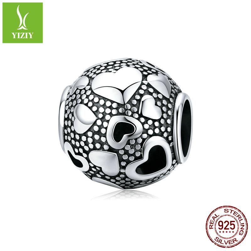 Handmade Diy Bracelet Beads Loose Beads, Accessories S925 Silver Hollow Beads Collection Picture