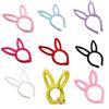 Weihnachts-Festival Stirnband Hasenohrform Haarreif Plüsch Kopfschmuck Osterparty Cosplay Stirnband für Erwachsene Unisex