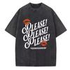 Sabrina Carpenter Washed T-shirt Please Please Please Music Merch Fan T-shirt High Quality Cotton Tshirts