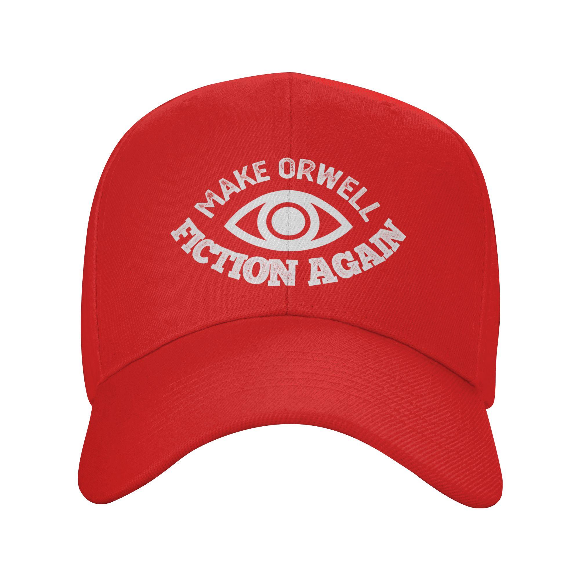 

Make Orwell Fiction Again Sun Baseball Cap Summer Female Male Custom Logo Trucker Hat Hot Sale Outdoor Sport Snapback Cap One Size