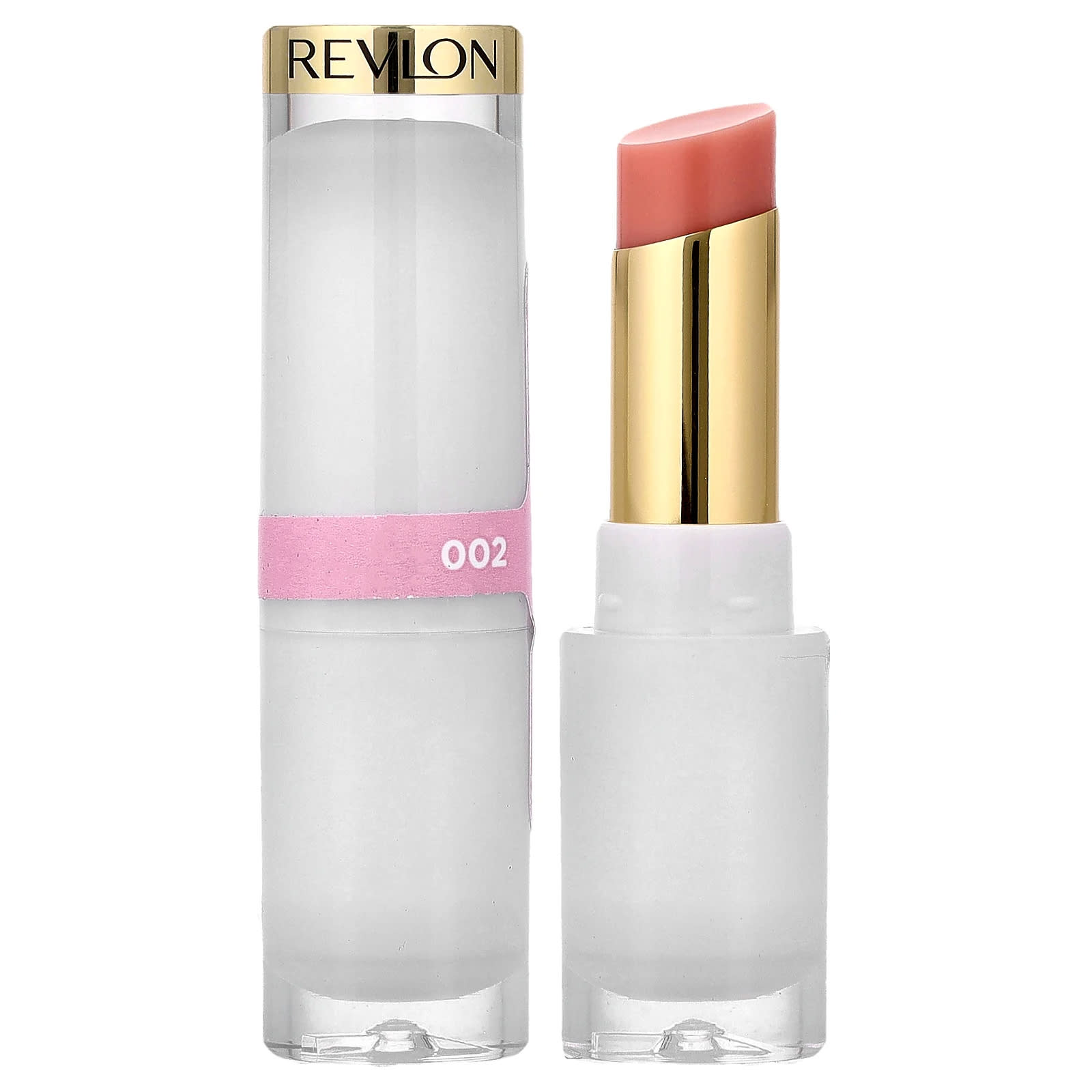 

Revlon, Super Lustrous™ Glass Shine Lip Balm, 002 Pink Flip, 0.11 oz (3.1 g)