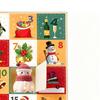 Countdown-Kalender Leer Wiederverwendbar 5 Stück Behälter Weihnachten 24 Tage Countdown-Kalender für Aktivitäten Treffen Festival