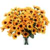 3 Forks 22 Heads Little Daisy Combination Bouquet High Quality Artificial Flowers Wedding Home  Autumn Decoration Scrapbook