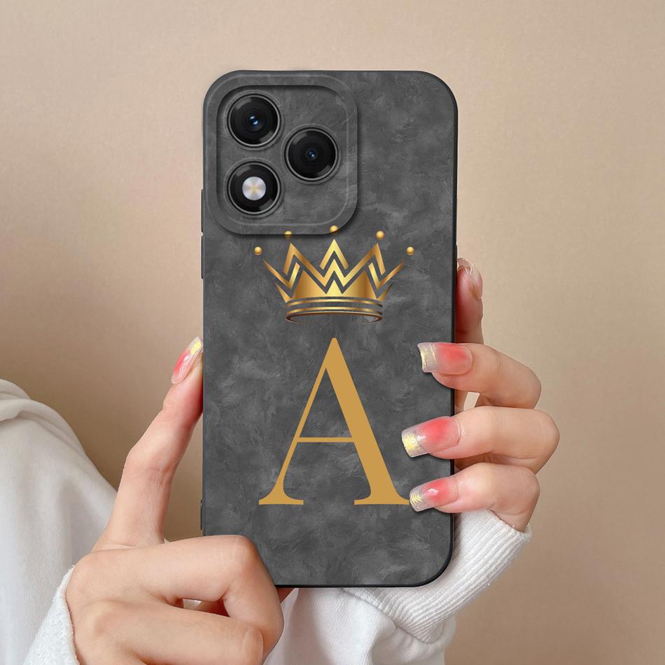 Case For Honor 400 Lite Cute Panda Letters Full Protection High Quality Liquid Silicone Soft Housing Shockproof Phone Back Cover