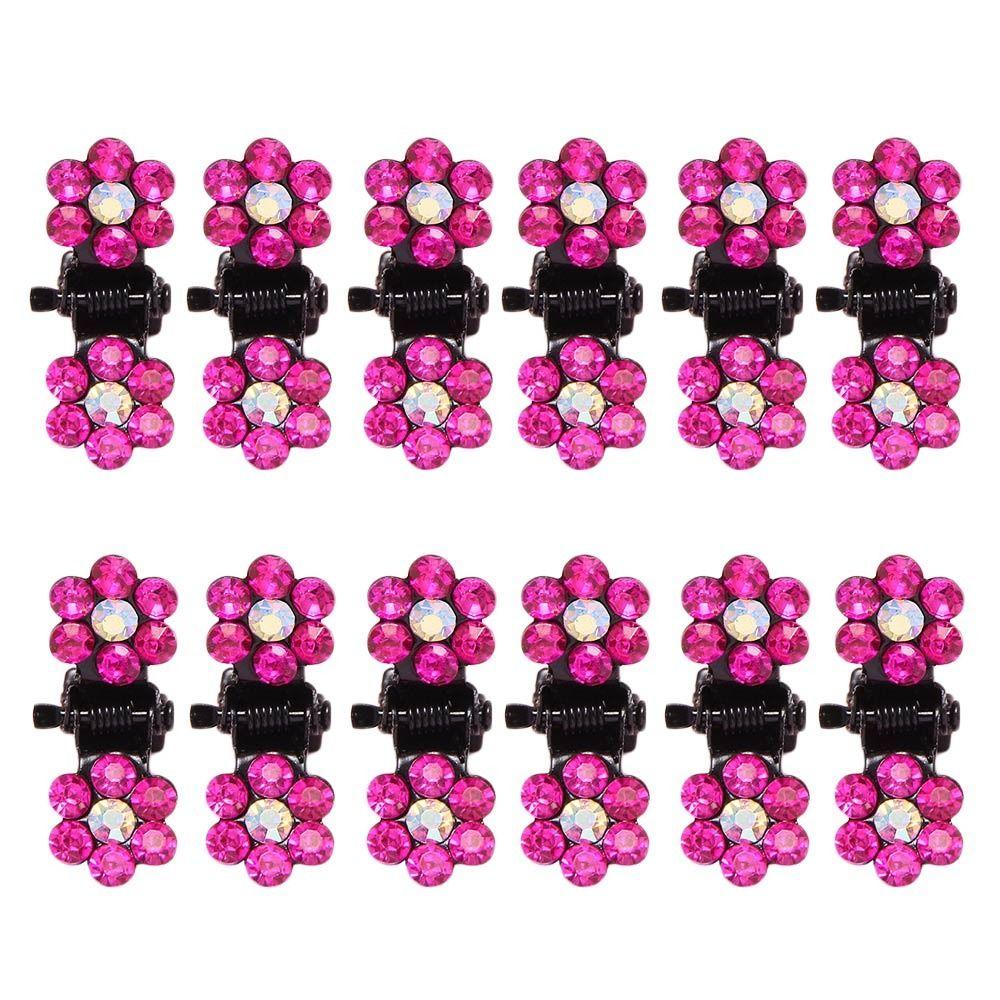 Metal Crystal Headwears Girls Hair Clip Claw Clip Mini Hair Claw Headwear Clip Grip