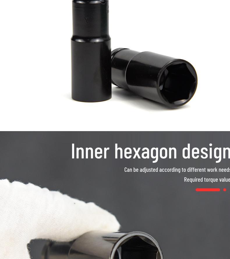 11-Piece Hex Socket Wrench Set for Electric and Air Tools