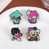 Anime Clown Doll Enamel Pins Custom Anime Characters Brooches Lapel Badges Clothes Punk Gothic Jewelry Gift for Friends