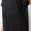 Y-3 FW21 Draped Maxi T-Shirt Dress Women Dresses Black GV0347