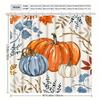 1pc hand-painted maple leaf pumpkin shower curtain, high-end elegant bathroom curtain, bathroom decoration pattern