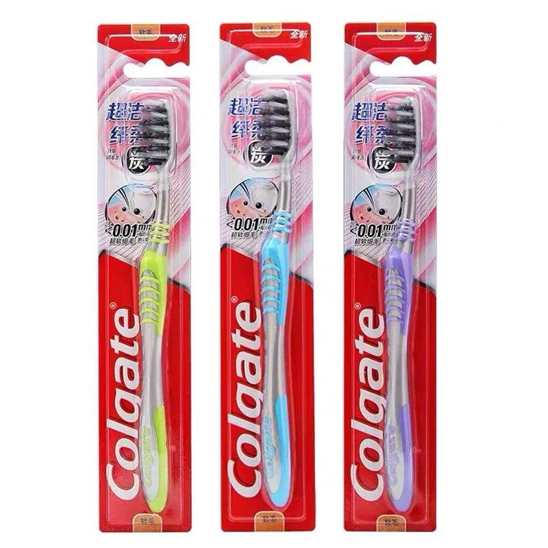 Colgate 3PCS Fine Gum Soft Bristle Toothbrush Fine Gum Soft Bristle Toothbrush Oral Cleaning Dental Care