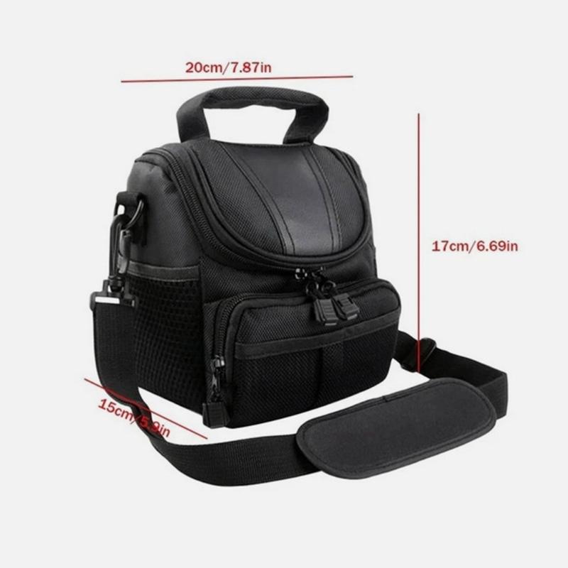 Durability Oxford Fabric Camera Bag Shockproof Sponge Lining Water Resistant Nylon Shoulder Pack For DSLR Cameras