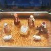 Christmas horse trough ornament Figurines Resin Christmas Home Decor Holy Family Jesus Tabletop Figurines for Tabletop Cabinet
