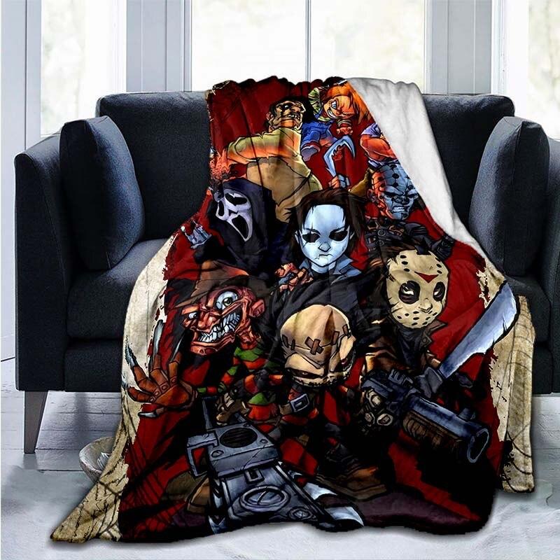 Bedding Blankets Horror Movie Hooded Blanket Horror Hoodie Hooded