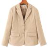 Damen Campus-Stil Anzugjacke - Herbst 2021 Professionelles Interview-Oberteil für Studierende
