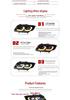 LED Projector Headlight Assembly with Bi-color DRL & Turn Signals for 05-12 BMW 3 Series E90