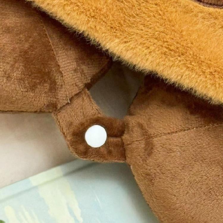 Polštářek za krk Nová anime postava Polštářek ve tvaru U s kapucí Měkký klobouk Capibara Delfín Hračka Anime cestovní polštářek