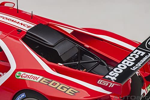 AUTOart 1/18 Scale Finished Model 81911 Ford GT 2019 #67 Le Mans 24 Hours LMGTE Pro Class Red/White