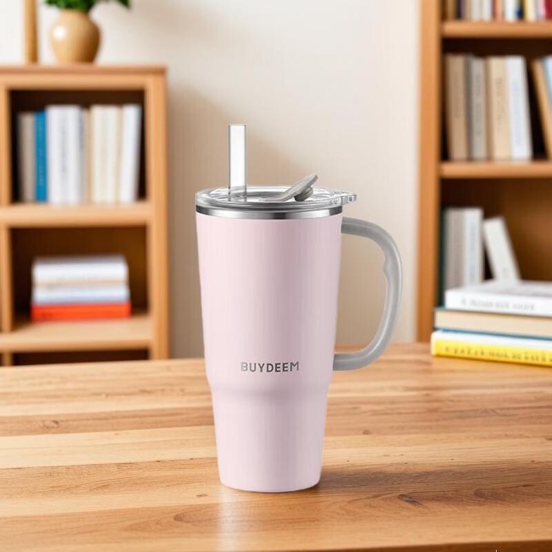 Buydeem 750ml Jumbo Insulated Straw Cup