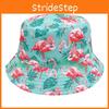 Flamingos Print Fisherman Cap Breathable Sun Protection Hat For Casual Wear
