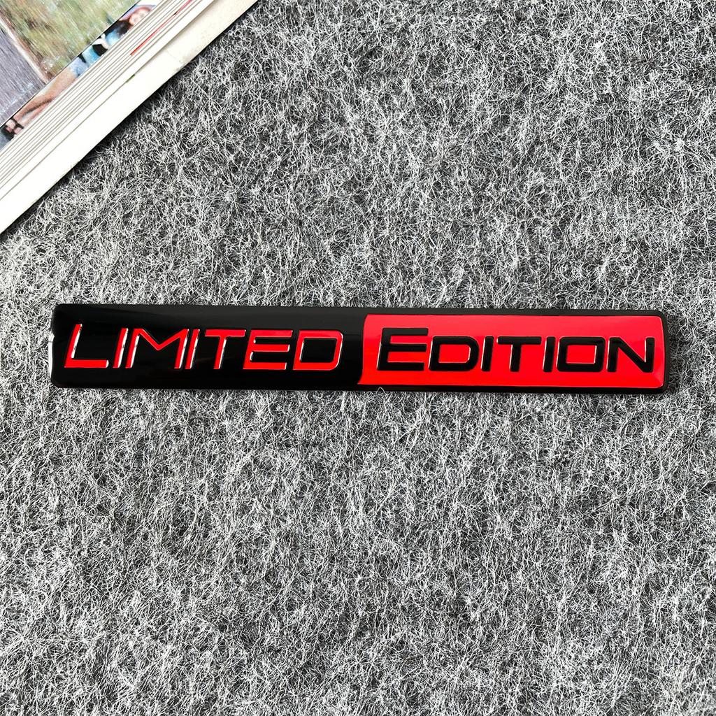 3D Aluminium Limited Edition Emblem Metallaufkleber Auto Karosserie Heckscheibe Umbau Dekoration Aufkleber Motorradaufkleber