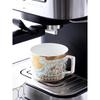 Ensemble élégant de tasses à café et à thé en porcelaine d'os