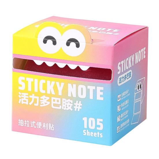 Cute Animal Sticky Notes Self Adhesive Cartoon Animal Memo Pads Pull-Out Sticky Notes To-Do List for Office School Supplies