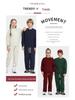 2026 Spring Terry 430g Kids Trendy Hoodie & Sweatpants Set - Casual Streetwear for Boys & Girls