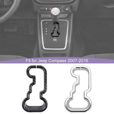 Dekoration och skyddskåpa för växelspakspanelen på bil för Jeep Compass 2007-2016/Jeep Patriot 2011-2016 Biltillbehör för interiör