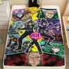 One-Punch Man Flannel Blanket with Print Warm Comfortable Throw for Couch Bed Sofa Versatile Travel Picnic Blanket -xia36