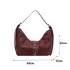 New Casual Fashion Hobos Bags for Women Retro Sling-shoulder Crossbody Bag Versatile Ladies Purse High Quality PU Leather Handbag KTY
