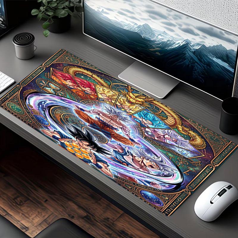 Dragon Ball Print Mouse Pad, for Keyboard Pad Laptop PC Mat for Office Home Use, Desk Decor, Perfect Birthday Gift for Gamers