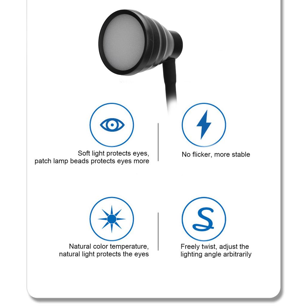 Clip Lamp USB Learning Light Reading Eye Lighting Supplies