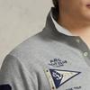 Polo Ralph Lauren SS23 Brand Logo Embroidered Straight-Cut Short Sleeve Polo Shirt Men tops Gray MNPOKNI1N822430-020