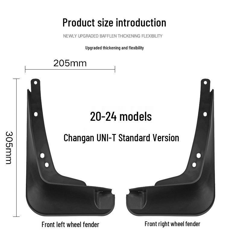 Changan UNI-T 2020 Soft Mudguard for Tires
