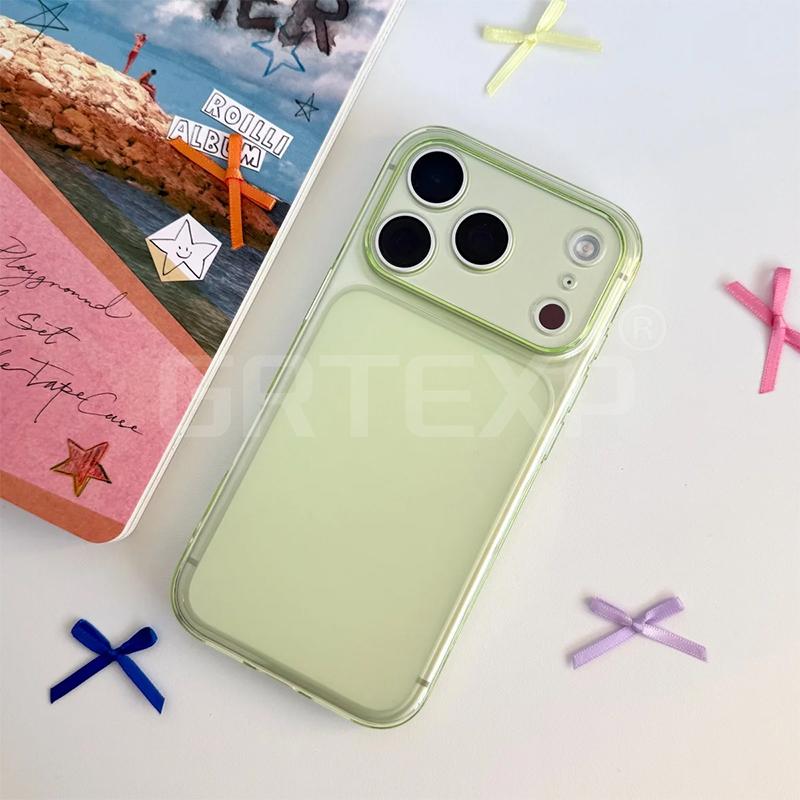 Custodia Ultra Sottile Trasparente in Silicone per iPhone 17 Pro 17 Air 17 pro Max 17Plus Ultra Sottile Opaca in TPU Morbida Cover Trasparente