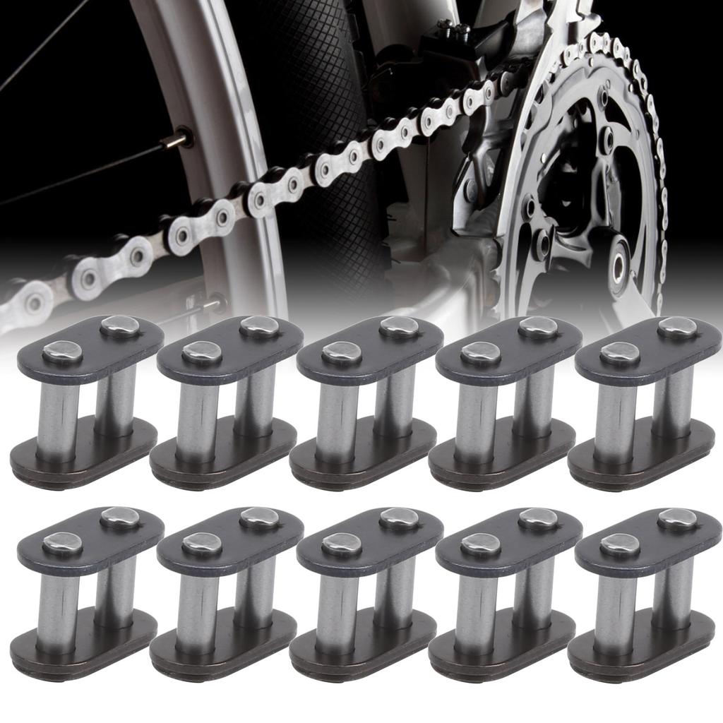 10pcs T8f Chain Master Link Steel Wear Resistance Connectors Lightweight Direct Replacement