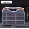 Transparent Handheld Tool & Screw Storage Box