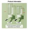 Transparent Hamster Water Dispenser Hanging Design Leakproof Pet Waterer Bead Head Small Animals Drinking Bottle