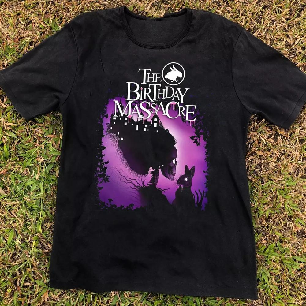 The Birthday Massacre Band Music Black TShirt Cotton Full Size Unisex T-Shirt XXL