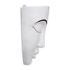Flowerpot Resin Face Head Resin Wall Mounted for Indoor Outdoor Garden Decoration White