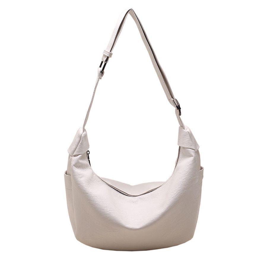 Vintage tote bag women's 2025 new trendy fashion Korean student bag class large capacity shoulder bag messenger bag