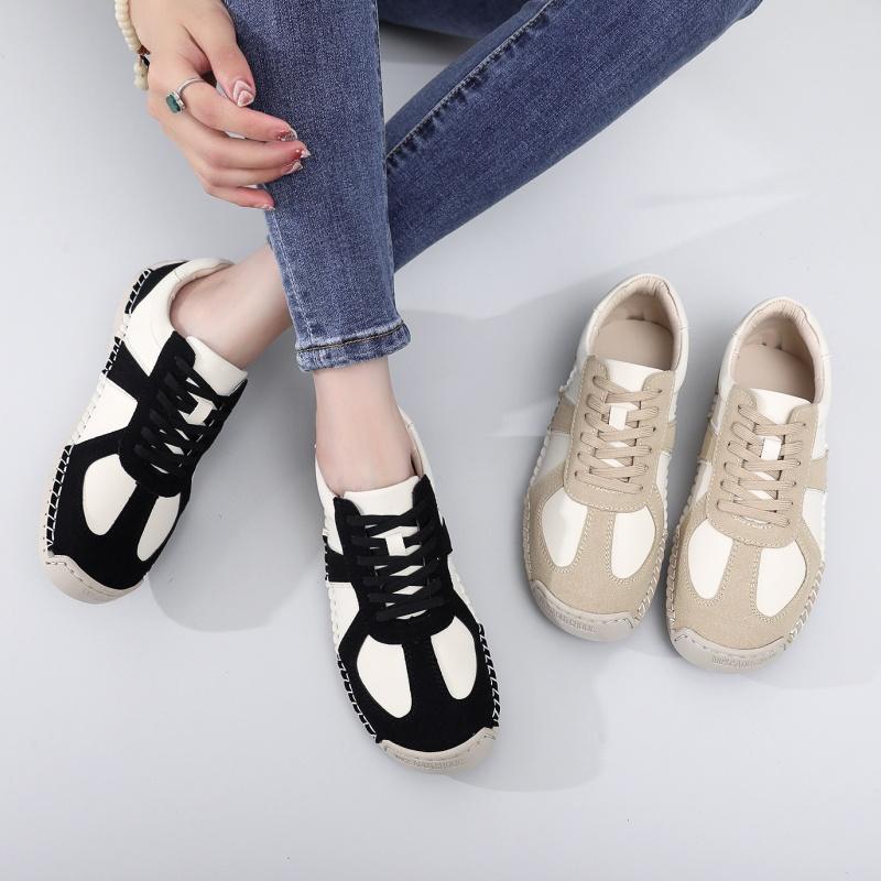 Neue Herren- & Damen-Freizeitschuhe Handgefertigte Leder-Loafer Bequeme Leder-Flats Mokassins Sneakers